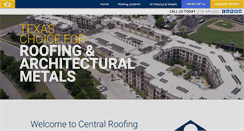 Desktop Screenshot of centralroofinginc.com